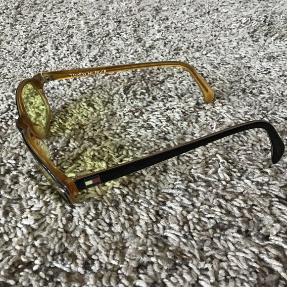 Tommy Hilfiger Fashion Glasses Vintage Yellow Lens Very Stylish - Picture 1 of 6
